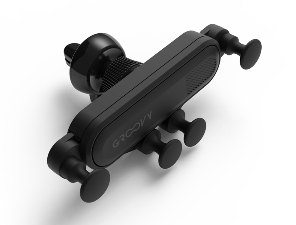 SOPORTE PARA MOVIL GROOVY COCHE GRAVITY COLOR NEGRO