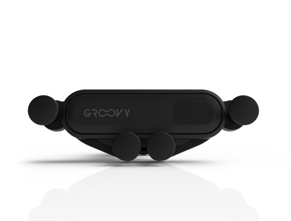 SOPORTE PARA MOVIL GROOVY COCHE GRAVITY COLOR NEGRO