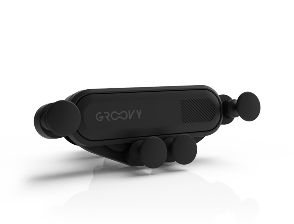 SOPORTE PARA MOVIL GROOVY COCHE GRAVITY COLOR NEGRO