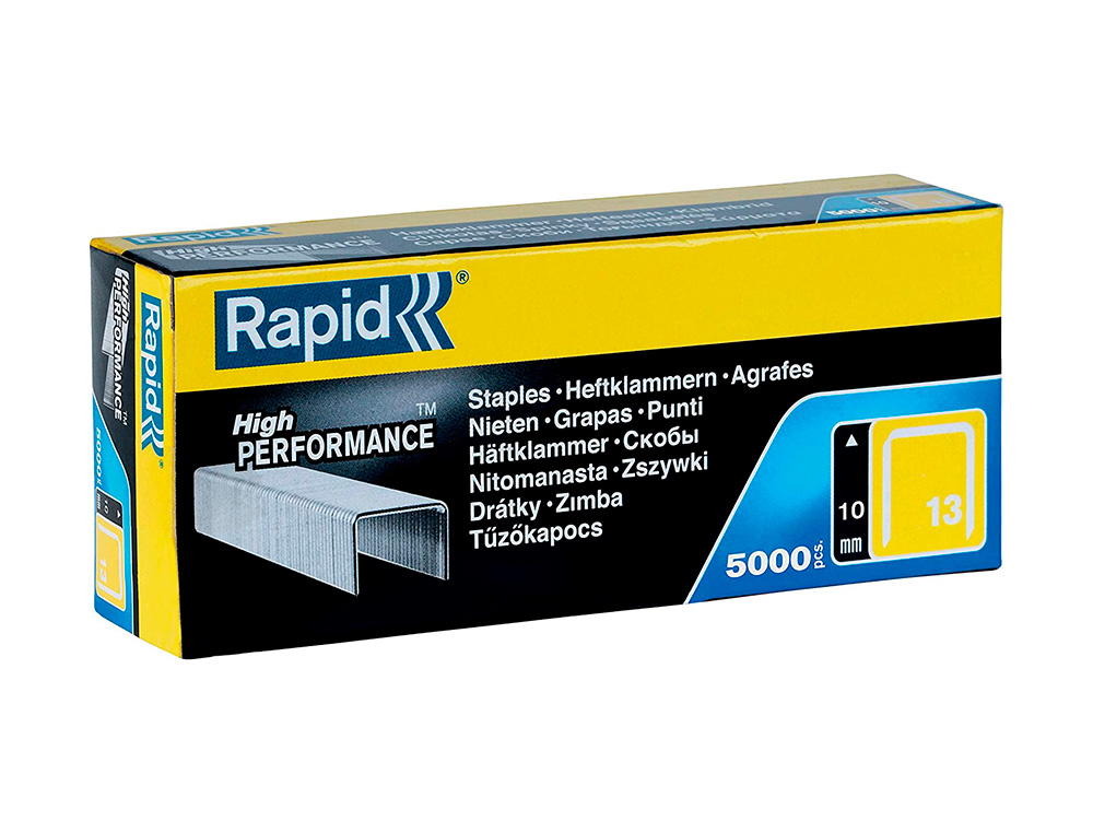 GRAPAS RAPID 13/10 MM GALVANIZADA CAJA DE 5000 UNIDADES