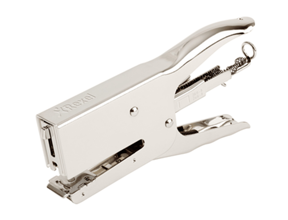 GRAPADORA REXEL DE TENAZA OFFICE 56 METALICA CAPACIDAD 40 HOJAS USA GRAPAS 24/6-8 Y 26/6-8 CROMADA