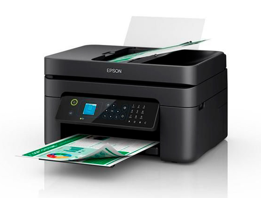 EQUIPO MULTIFUNCION EPSON WORK FORCE WF-2930DWF WIFI TINTA 10 PPM BANDEJA 100 HOJAS ESCANER COPIADORA