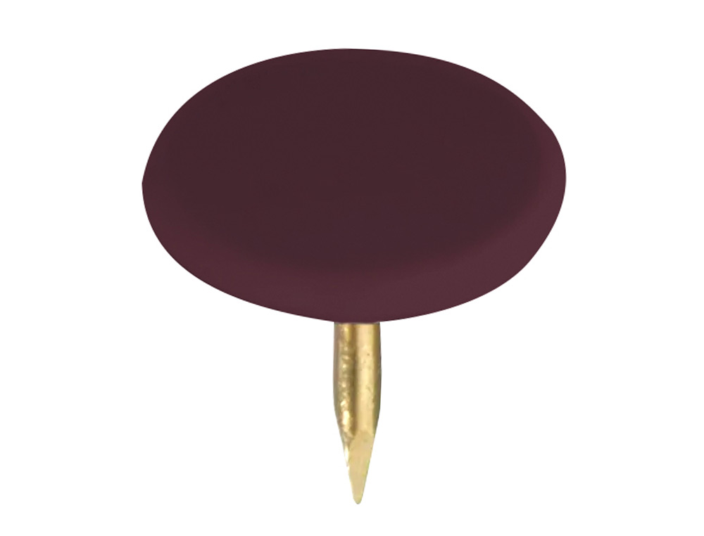 CHINCHETA LISMANIA OFFICE COLOR MARRON CAJA DE 100 UNIDADES