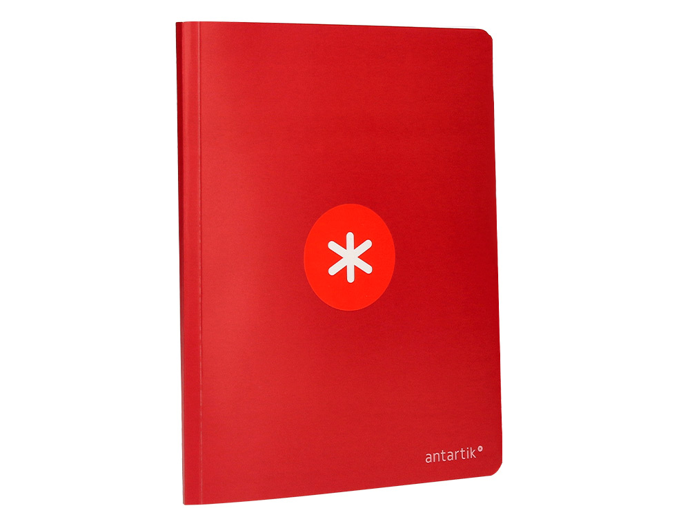 LIBRETA ANTARTIK A5+ PLUS COSIDA 48 HOJAS 90GR LISO SIN MARGEN 6 COLORES SURTIDOS