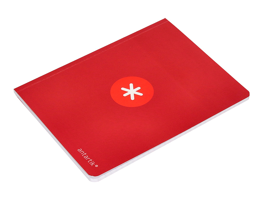 LIBRETA ANTARTIK A5+ PLUS COSIDA 48 HOJAS 90GR LISO SIN MARGEN 6 COLORES SURTIDOS