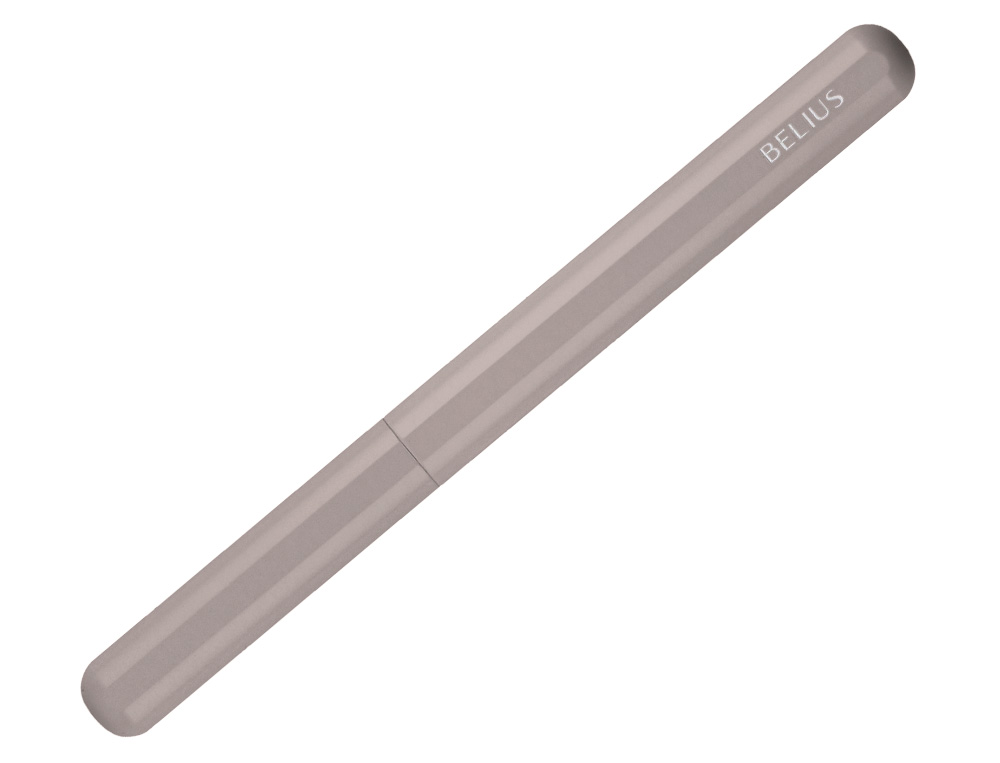 ROLLER Y FUNDA DE SIMILPIEL BELIUS SPACE B COLOR MINIMALISTA GRIS TINTA AZUL CAJA DE DISEÑO
