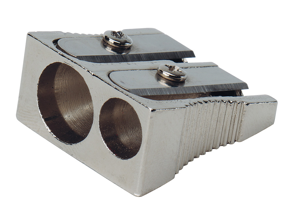 SACAPUNTAS Q-CONNECT METALICO 2 USOS CUA