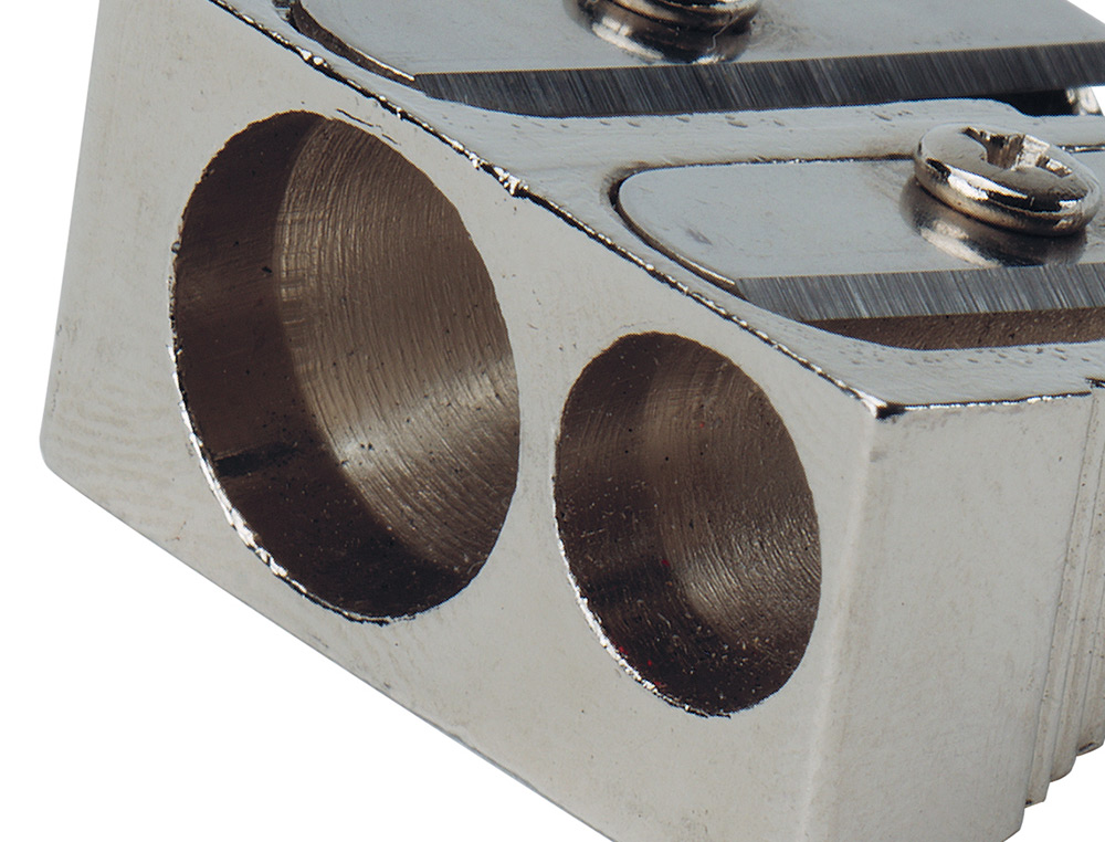 SACAPUNTAS Q-CONNECT METALICO 2 USOS CUA