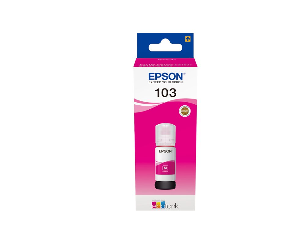 TINTA EPSON ECOTANK 103 L3110/3150/3151/5190 MAGENTA BOTELLA DE 65 ML