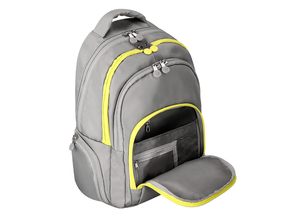 MOCHILA ANTARTIK FUSION FLEX MULTIBOLSILLO GRIS 19L 450X180X300 MM