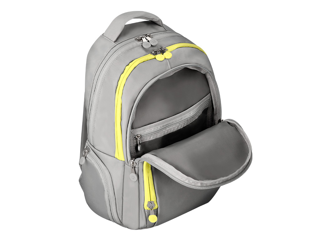 MOCHILA ANTARTIK FUSION FLEX MULTIBOLSILLO GRIS 19L 450X180X300 MM
