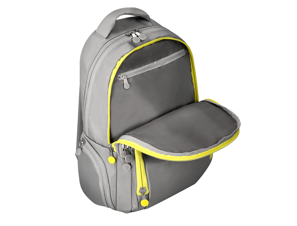 MOCHILA ANTARTIK FUSION FLEX MULTIBOLSILLO GRIS 19L 450X180X300 MM
