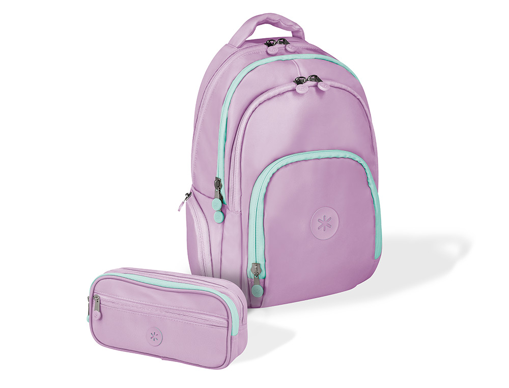 MOCHILA ANTARTIK FUSION FLEX MULTIBOLSILLO MORADO 19L 450X180X300 MM