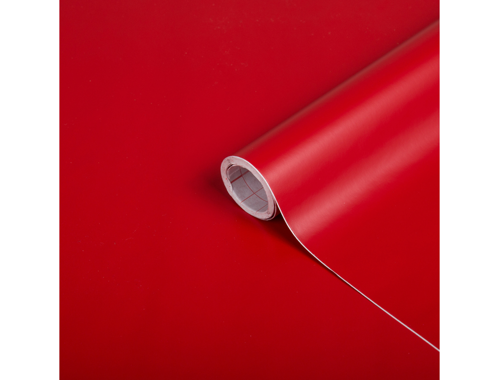 ROLLO ADHESIVO D-C-FIX ROJO SEÑALES MATE ANCHO 45 CM LARGO 15 MT