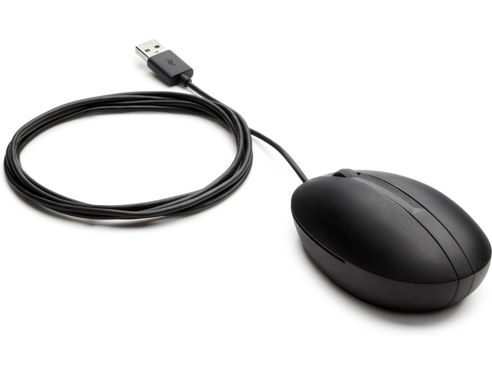 RATON HP 320M OPTICO 1000 DPI USB-A LONGITUD CABLE 180 CM COLOR NEGRO