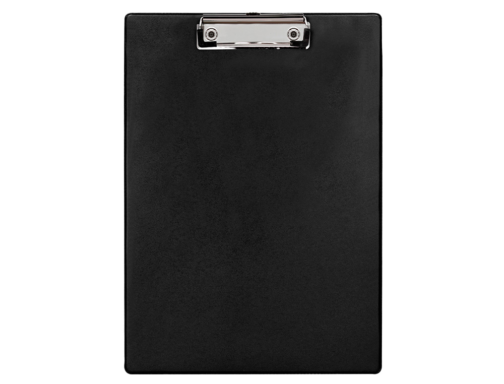 PORTANOTAS Q-CONNECT PLASTICO 50% RECICLADO DIN A4 NEGRO GROSOR 2,1 MM