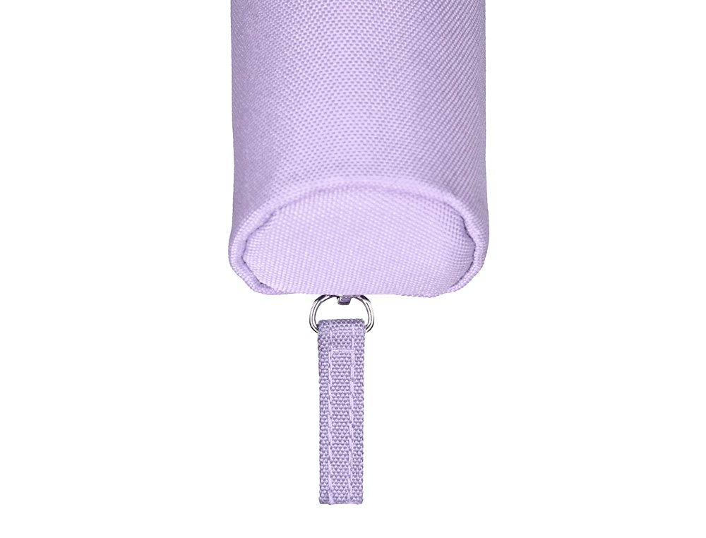 ESTUCHE PORTATODO LIDERPAPEL SLIM CILINDRICO 220X45MM LILA