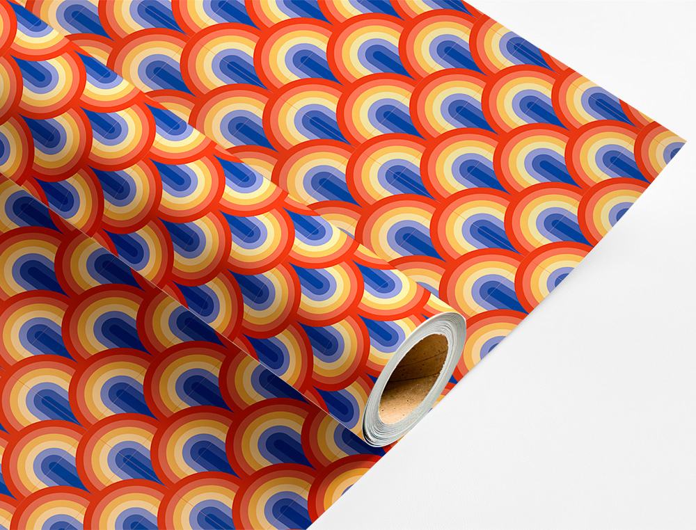 PAPEL DE REGALO LIDERPAPEL TODO AO ROLLO ANCHO 70 CM LONGITUD 2 MT GRAMAJE 60 GR DISEOS SURTIDOS B-2024