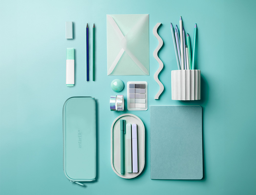 ESTUCHE PORTATODO ANTARTIK PRISMA SILICONA SOFT RECTANGULAR 185X50X75 MM MENTA