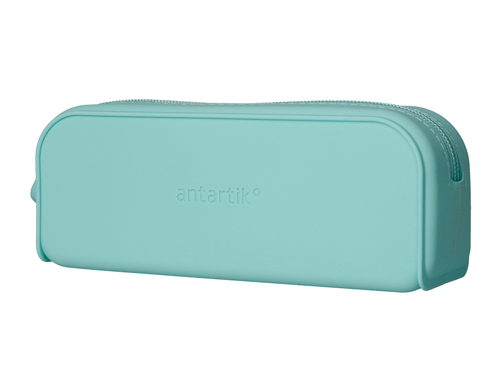 ESTUCHE PORTATODO ANTARTIK PRISMA SILICONA SOFT RECTANGULAR 185X50X75 MM MENTA