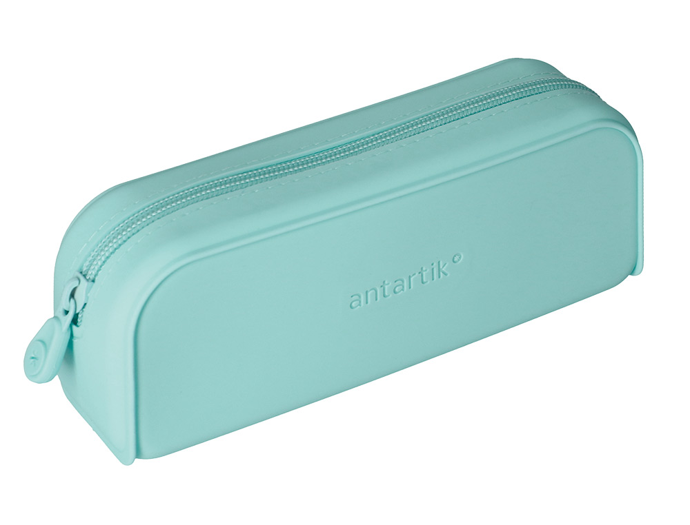 ESTUCHE PORTATODO ANTARTIK PRISMA SILICONA SOFT RECTANGULAR 185X50X75 MM MENTA