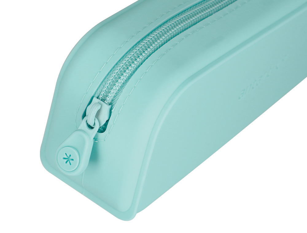 ESTUCHE PORTATODO ANTARTIK PRISMA SILICONA SOFT RECTANGULAR 185X50X75 MM MENTA