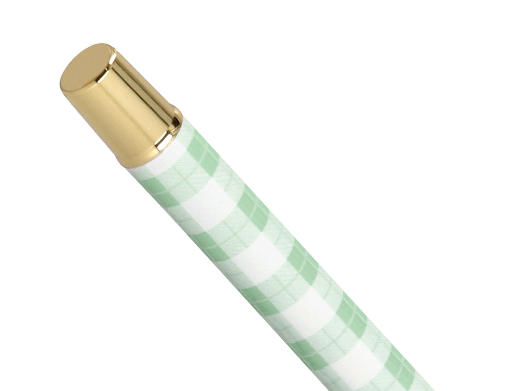 ROLLER BELIUS PICNIC ALUMINIO COLOR VERDE DORADO TINTA COLOR NEGRO CAJA DE DISEÑO