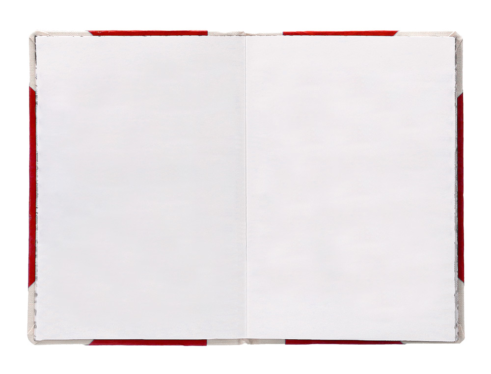 LIBRO CARTONE COSIDO FERNANDES FLECHA DIN A5+ LISO 50 HOJAS 100 GR ROJO