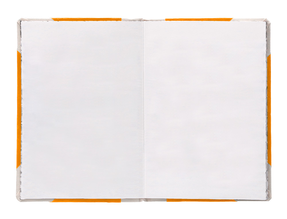 LIBRO CARTONE COSIDO FERNANDES FLECHA DIN A6+ LISO 50 HOJAS 100 GR NARANJA