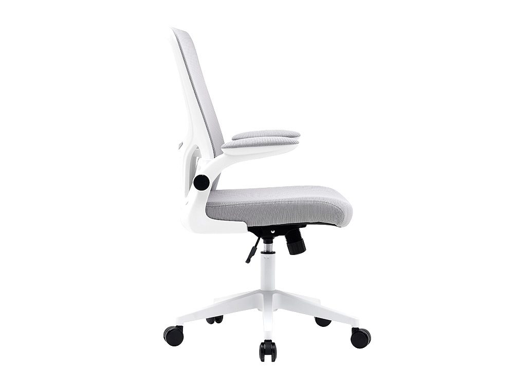 SILLA Q-CONNECT OFICINA ALBA MALLA BASE METALICA ALT MAX 1110 ANC 610 PROF 580 RUEDAS PREMIUM COLOR GRIS