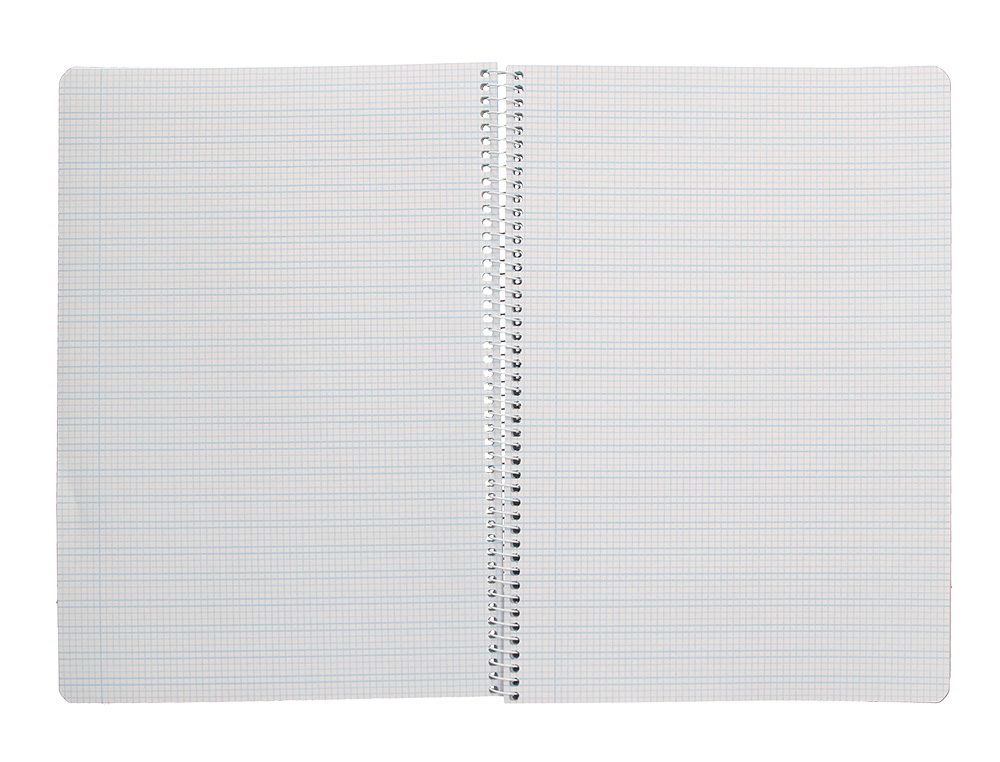 CUADERNO ESPIRAL LIDERPAPEL A4 PAUTAGUIA TAPA BLANDA 80H 75GR CUADRO PAUTADO 3MM COLOR AMARILLO