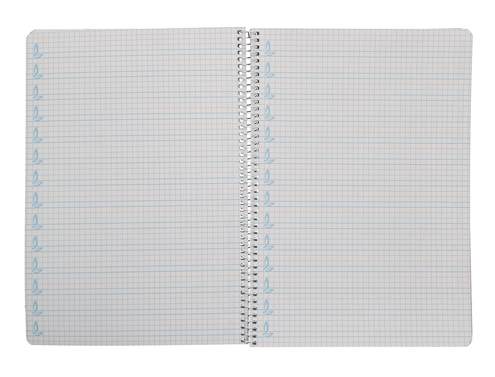 CUADERNO ESPIRAL LIDERPAPEL A4 PAUTAGUIA TAPA BLANDA 80H 75 GR CUADRO PAUTADO 5MM COLOR ROJO