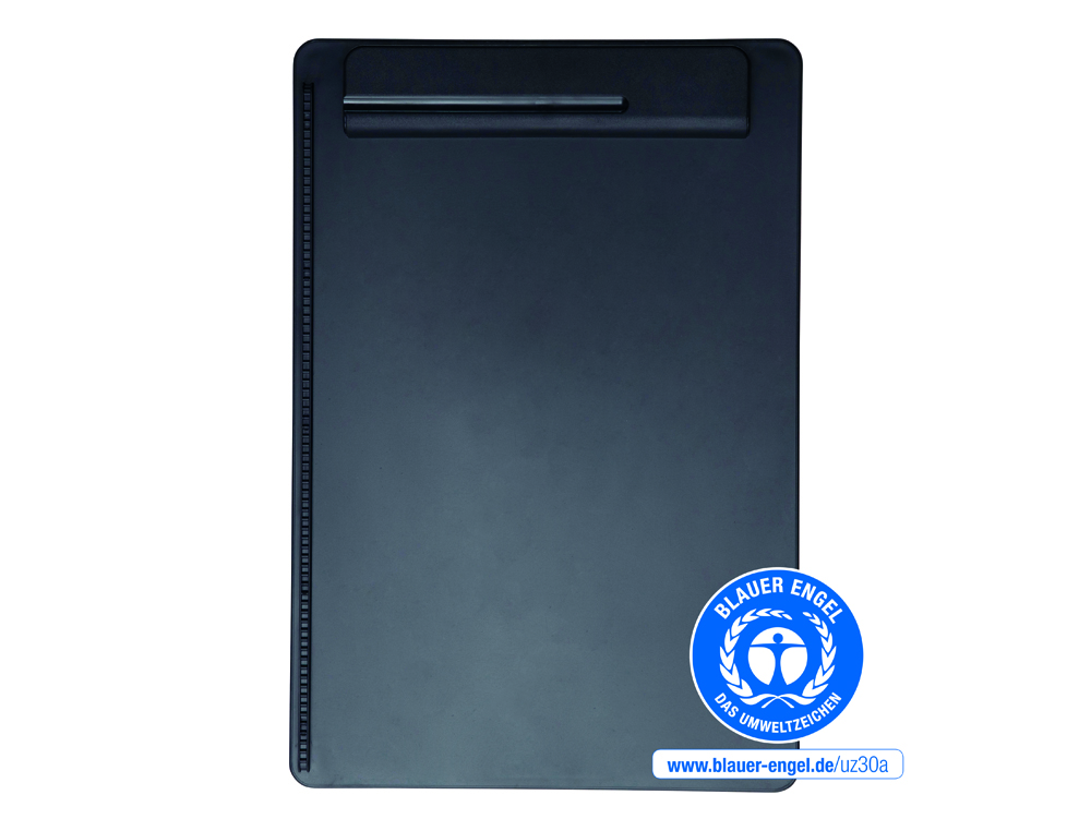PORTANOTAS MAUL GO DIN A4 PLASTICO RECICLADO CON PINZA COLOR NEGRO