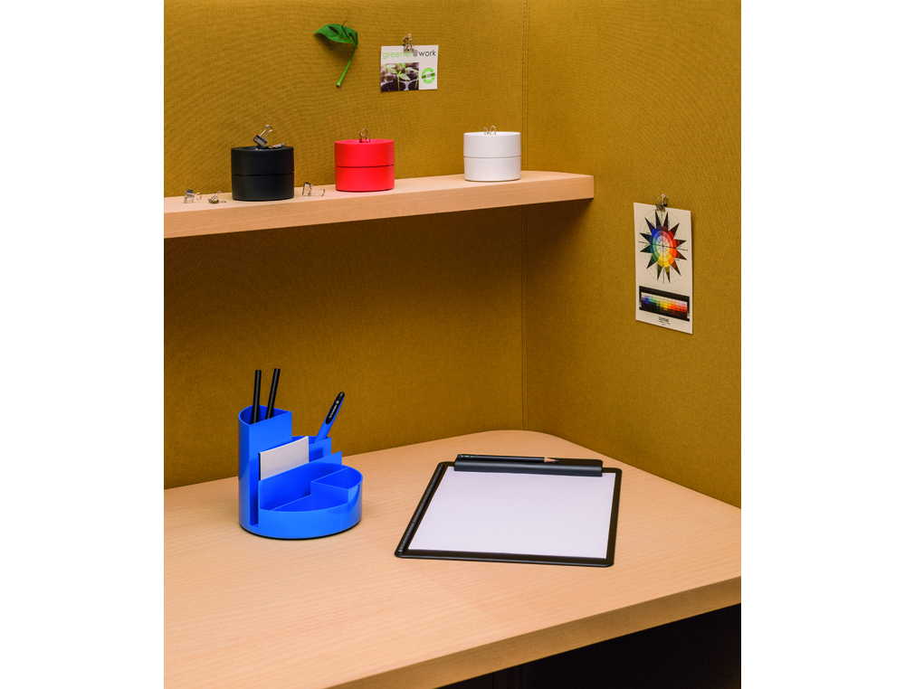 PORTANOTAS MAUL GO DIN A4 PLASTICO RECICLADO CON PINZA COLOR NEGRO