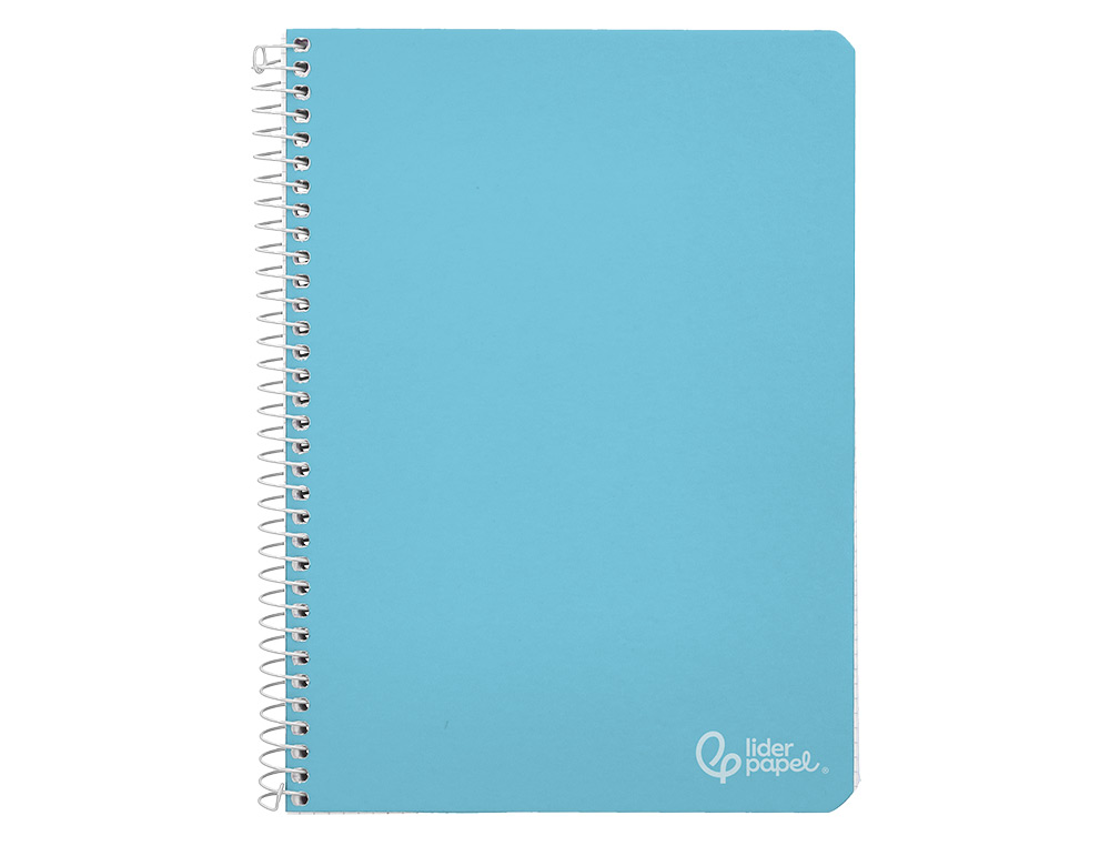 CUADERNO ESPIRAL LIDERPAPEL A4 WITTY TAPA DURA 80H 90GR RAYADO N46 COLORES SURTIDOS