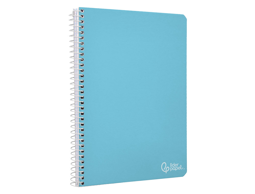 CUADERNO ESPIRAL LIDERPAPEL A4 WITTY TAPA DURA 80H 90GR RAYADO N46 COLORES SURTIDOS