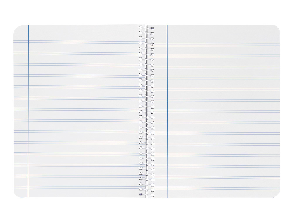 CUADERNO ESPIRAL LIDERPAPEL A4 WITTY TAPA DURA 80H 90GR PAUTA 2,5MM CON MARGEN COLOR NARANJA