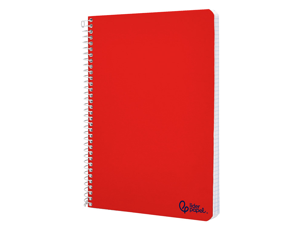 CUADERNO ESPIRAL LIDERPAPEL DIN A5 SMART TAPA BLANDA 80H 75GR CUADRO 5MM CON MARGEN COLORES SURTIDOS