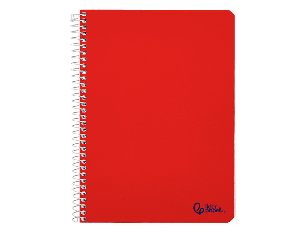 CUADERNO ESPIRAL LIDERPAPEL DIN A5 SMART TAPA BLANDA 80H 75GR MILIMETRADO 2MM COLORES SURTIDOS