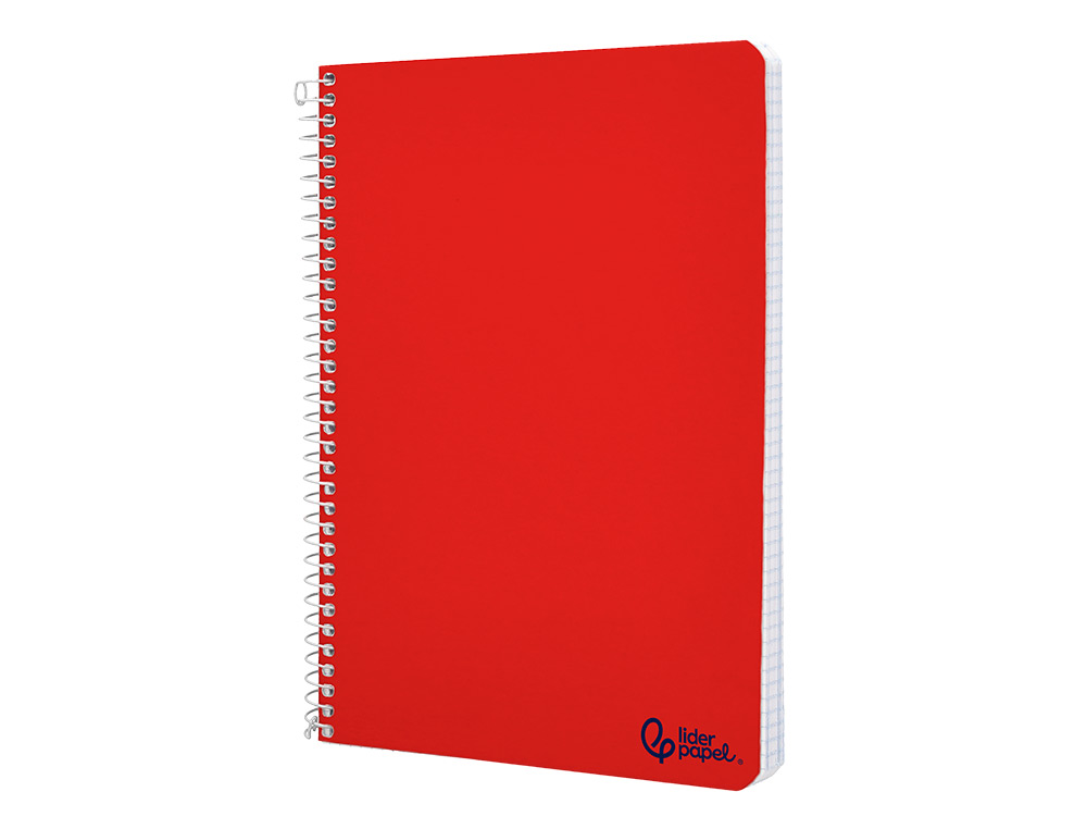 CUADERNO ESPIRAL LIDERPAPEL DIN A5 SMART TAPA BLANDA 80H 75GR MILIMETRADO 2MM COLORES SURTIDOS