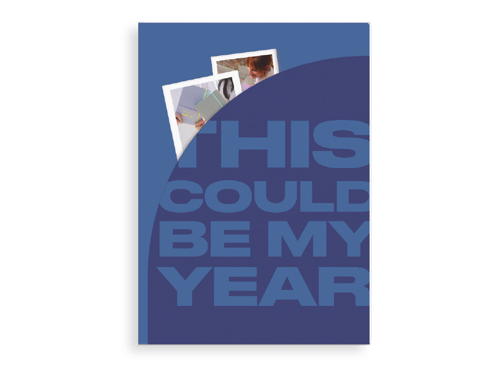 AGENDA ENCUADERNADA ANTARTIK MY YEAR A5+ 2026 DA PGINA AZUL OSCURO PAPEL 80G FSC