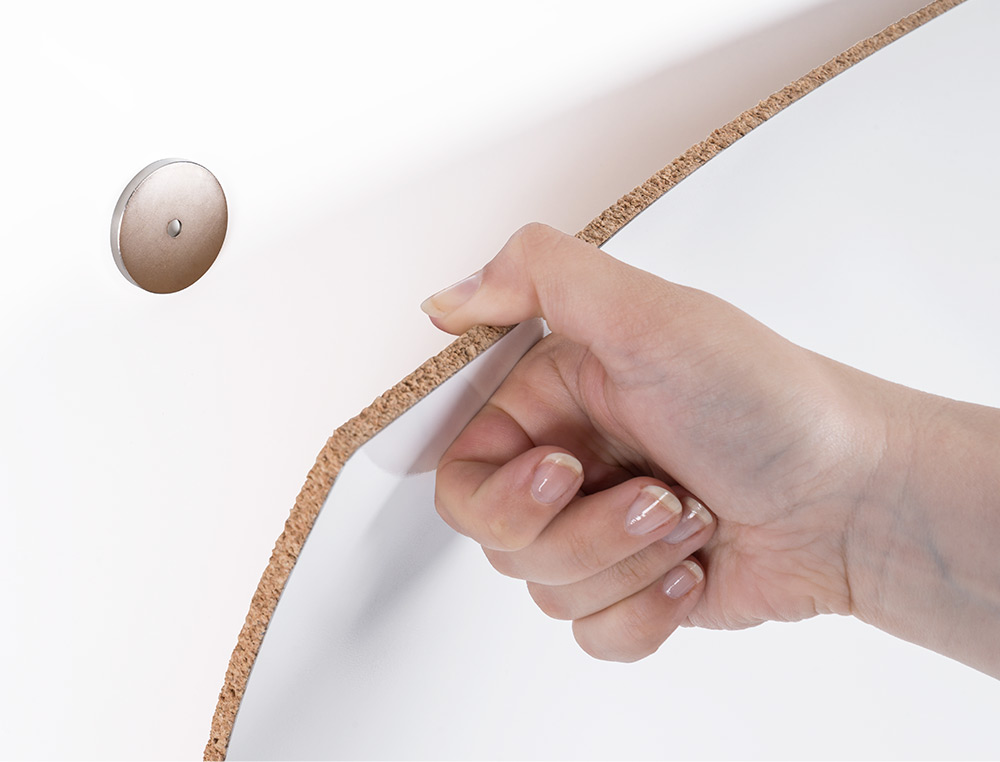 PIZARRA BLANCA BI-OFFICE LOOP MAGNETICA ACERO LACADO SIN MARCO 240X100 CM