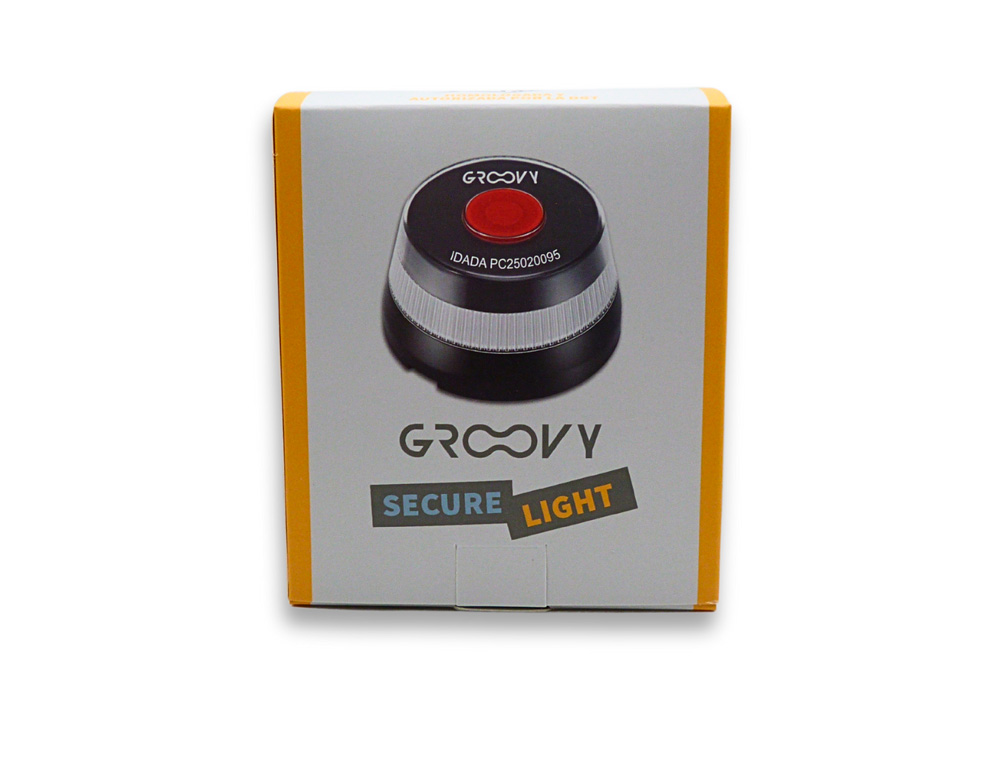 LUZ DE EMERGENCIA V16 BALIZA GEOLOCALIZADA GROOVY HOMOLOGADA DGT COLOR NEGRO