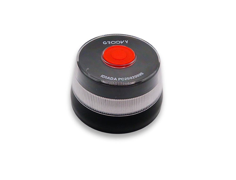 LUZ DE EMERGENCIA V16 BALIZA GEOLOCALIZADA GROOVY HOMOLOGADA DGT COLOR NEGRO