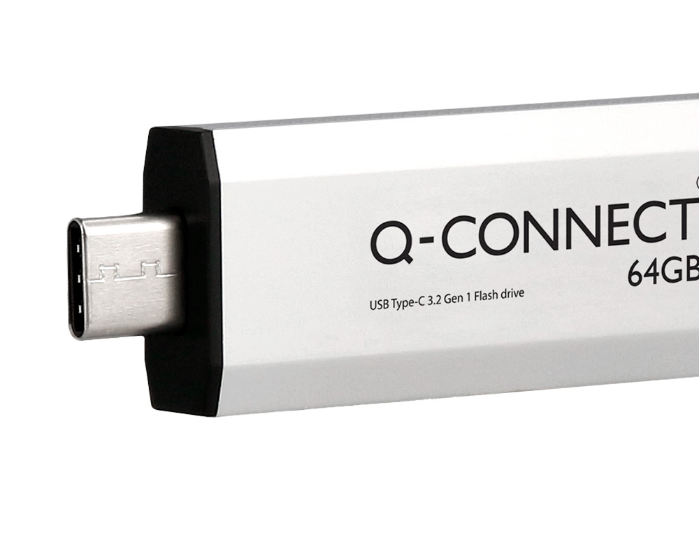 MEMORIA USB Q-CONNECT FLASH DRIVE 64 GB 3.2 TIPO C