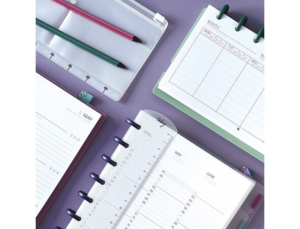 PLANIFICADOR CARCHIVO INGENIOX MY WEEK CHECK LIST MY WEEK SEMANAL MALVA 105X210 MM