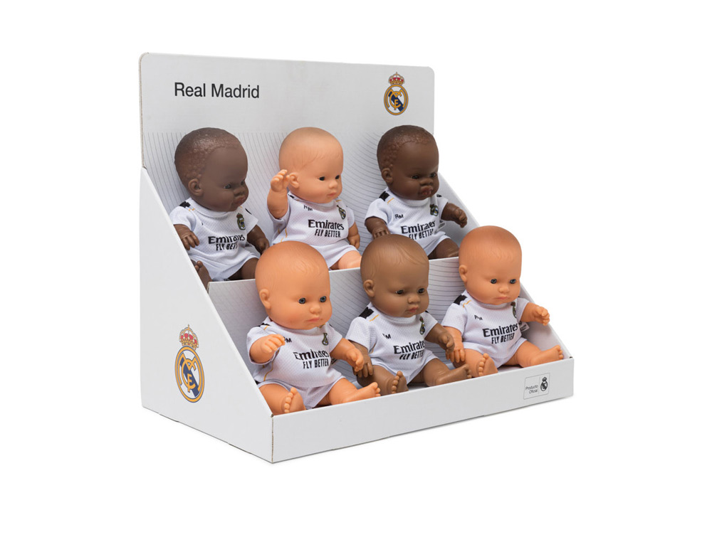 MUECO MINILAND REAL MADRID EXPOSITOR DE 12 UNIDADES SURTIDAS