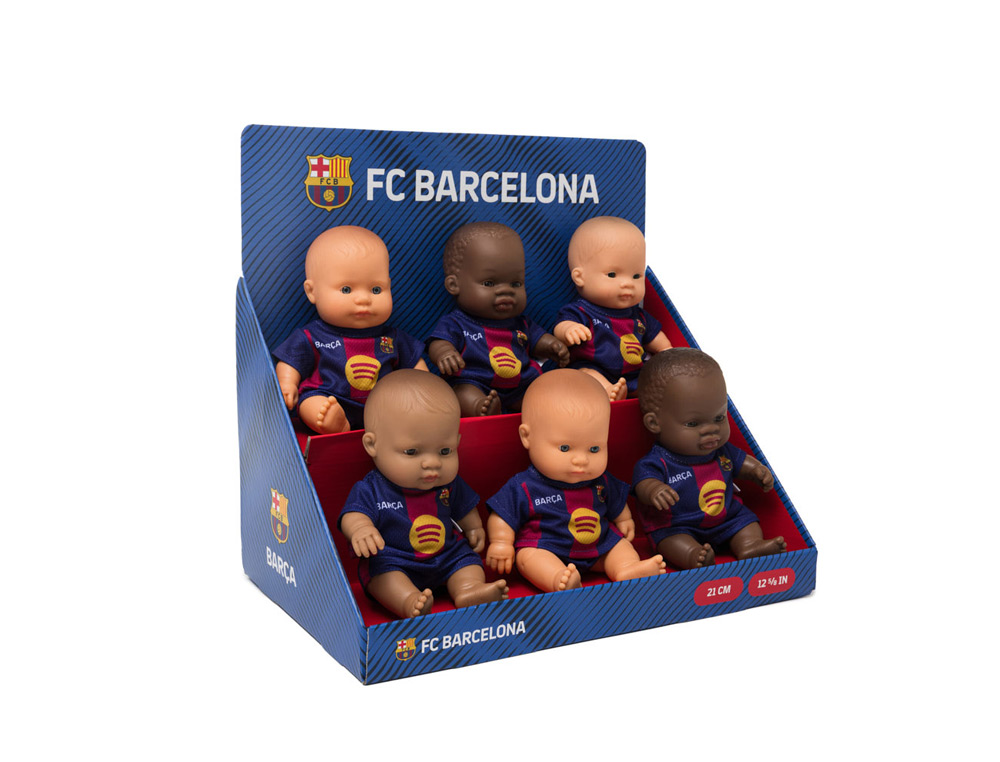 MUECO MINILAND FC. BARCELONA EXPOSITOR DE 12 UNIDADES SURTIDAS