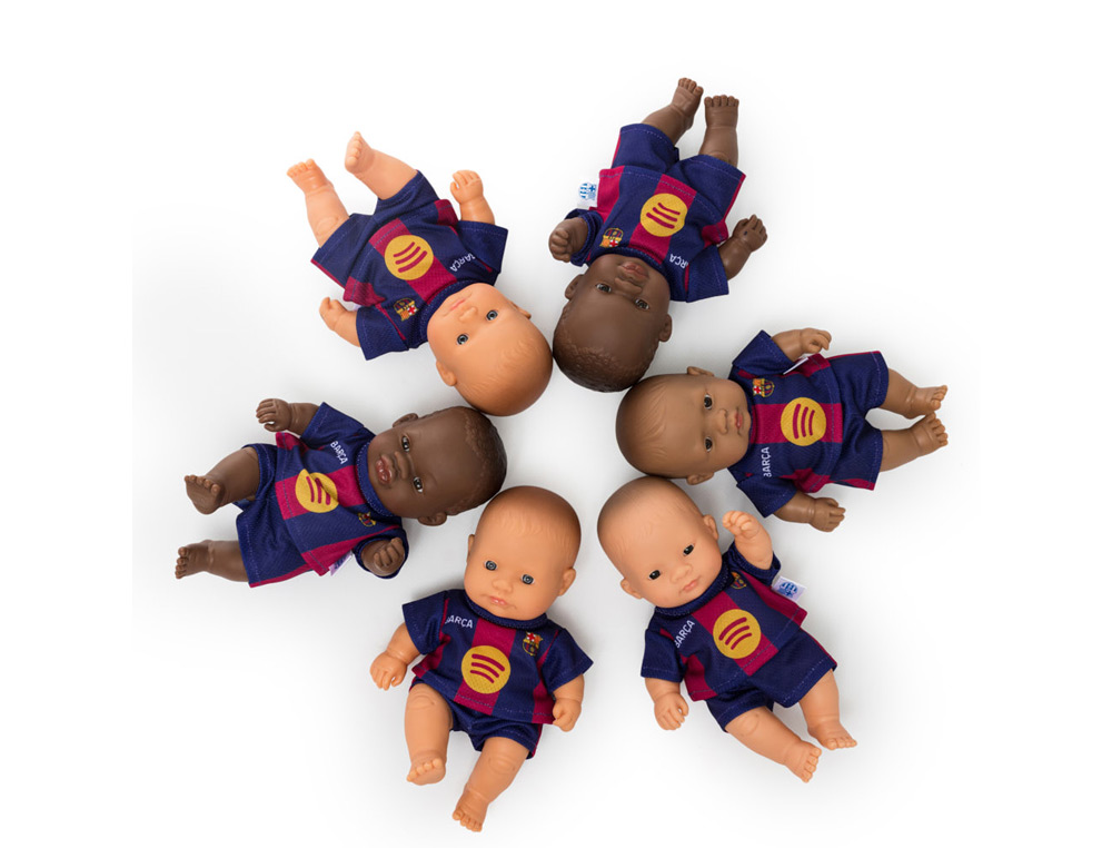 MUECO MINILAND FC. BARCELONA EXPOSITOR DE 12 UNIDADES SURTIDAS