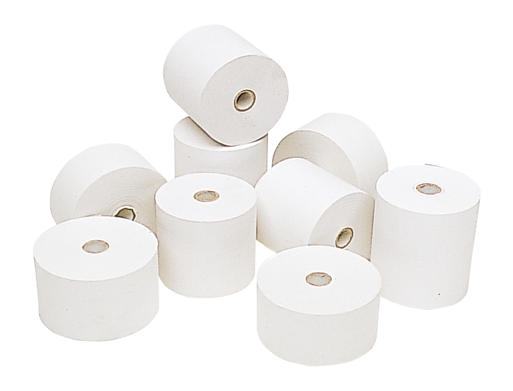 ROLLO SUMADORA Q-CONNECT ELECTRO 57 MM ANCHO X 65 MM DIAMETRO COPIATIVO CON 2 HOJASSIN BISFENOL A